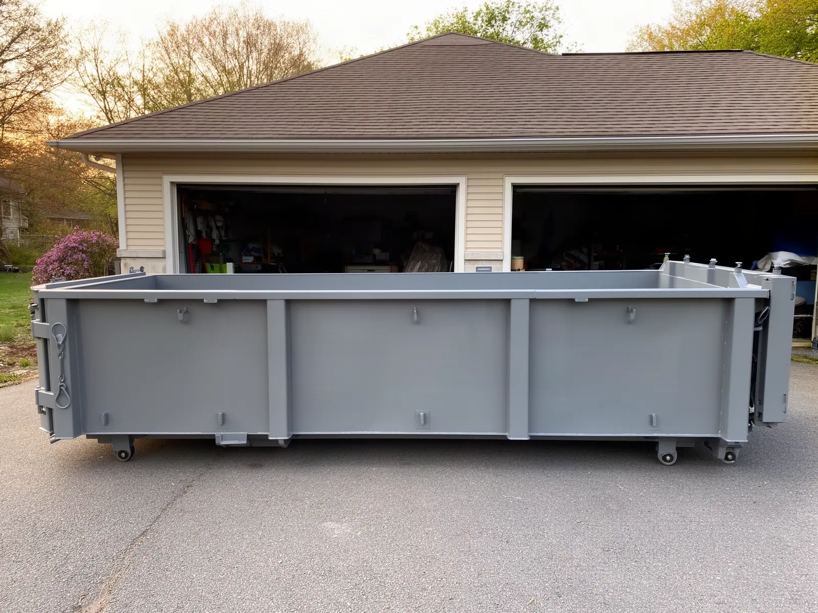 Roll-off dumpster from Uncle Richie's Dumpster Rental in Birmingham, AL